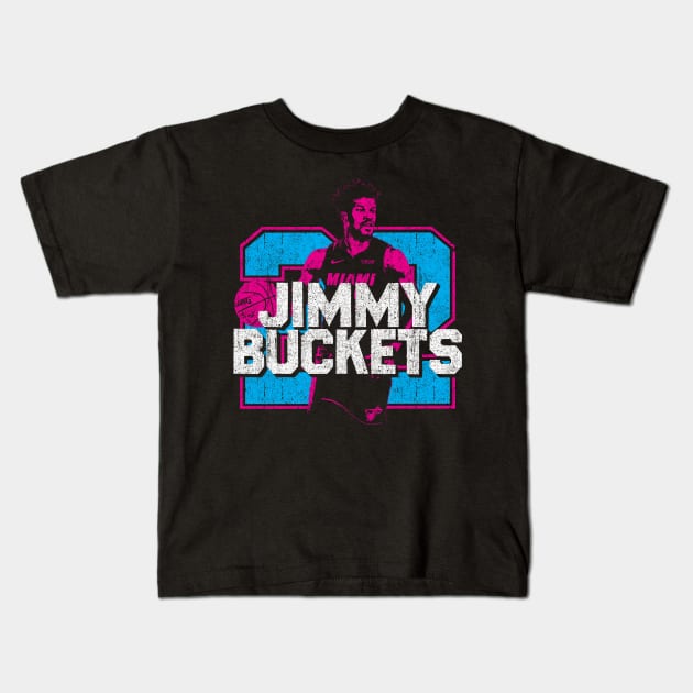 Jimmy Butler Kids T-Shirt by huckblade